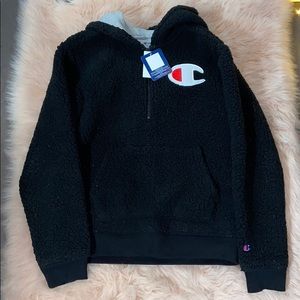 BNWT Black Champion Fleece jacket